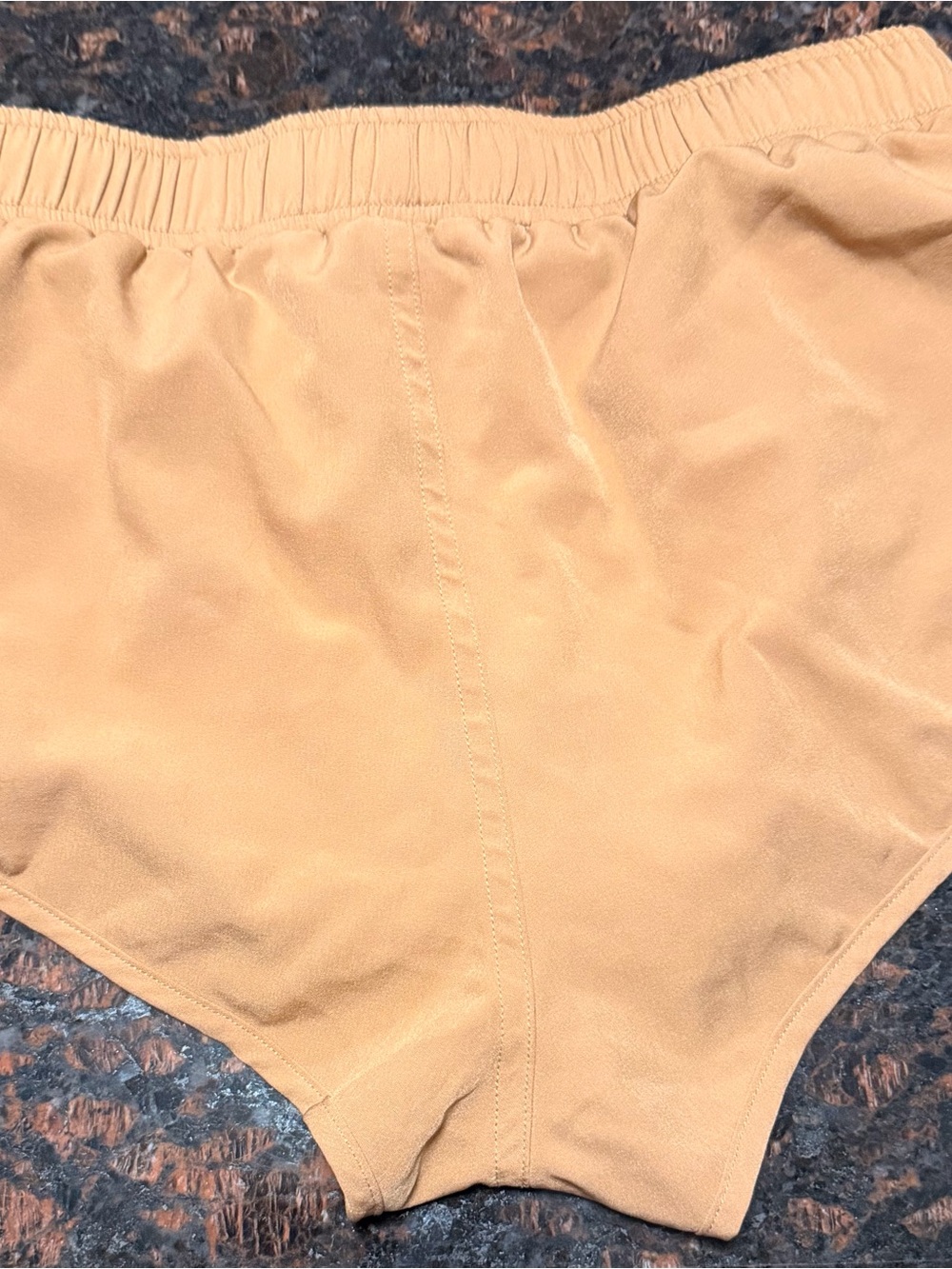 Beige swim trunks. Very short - Picture 3 of 4
